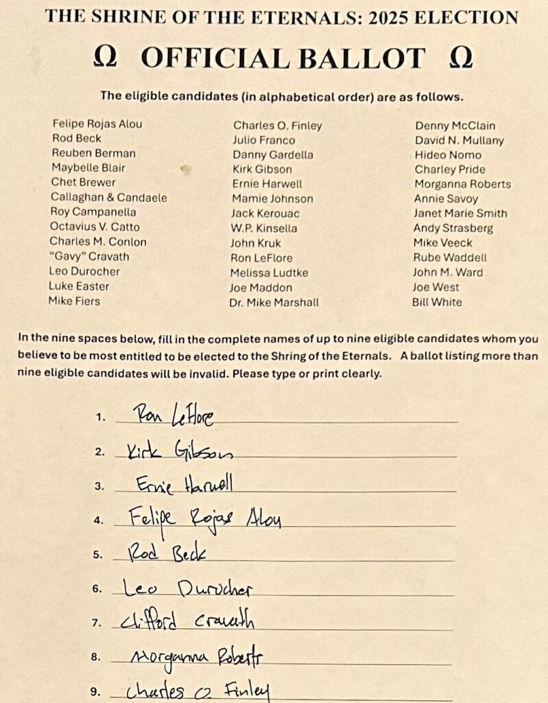 Ballot 2025