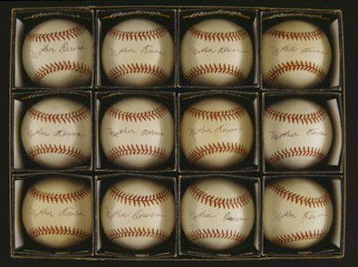 Mother Teresa Autographed Baseballs